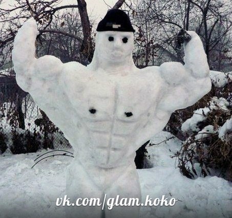 Снеговик уже не тот)))