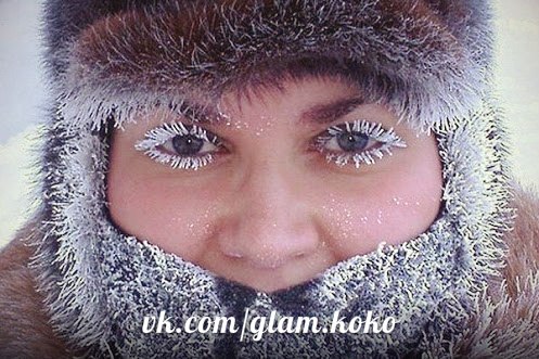 Зимний макияж :)